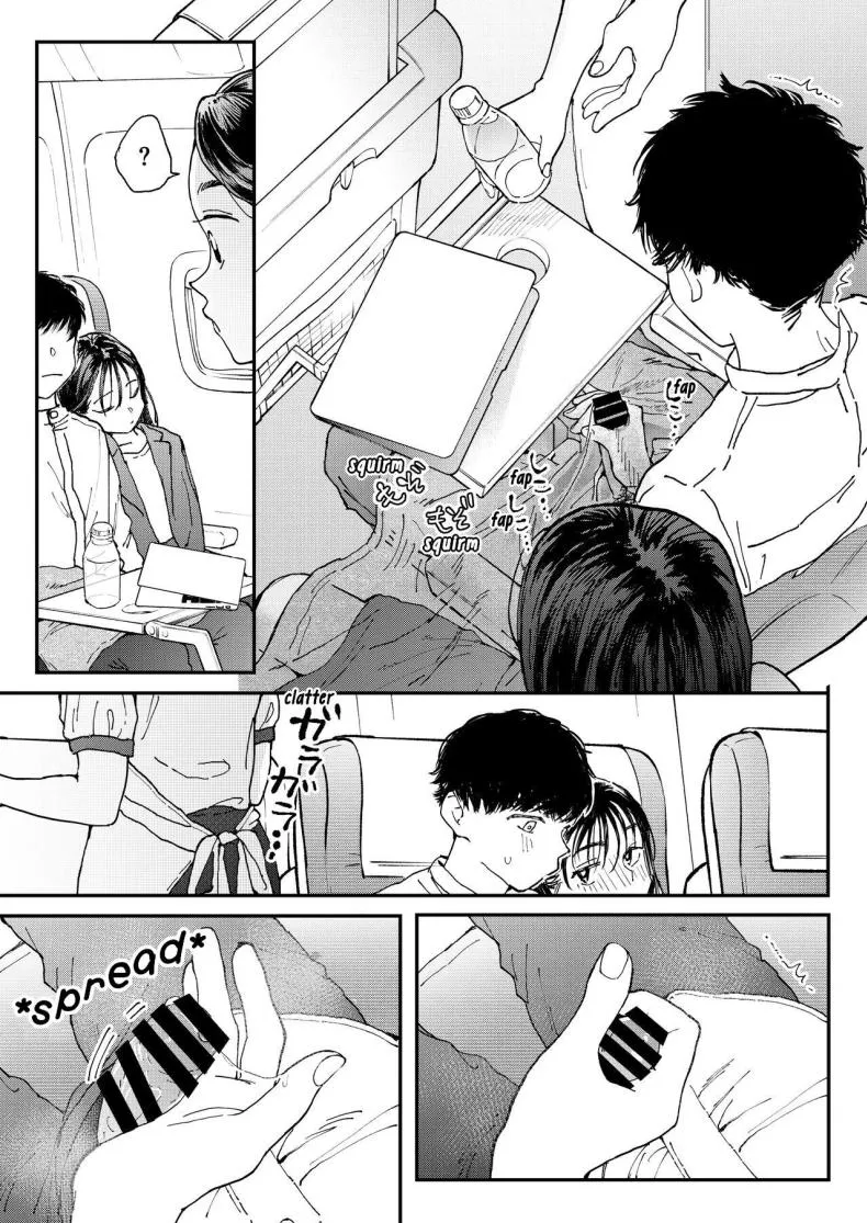 [Denbu Momo] Muramura OL-san wa Hikouki no Naka demo Seiyoku o Mitashitai Horny OL-san, even on an Airplane, Wants To Satisfy Her Sexual Desires Number 18 