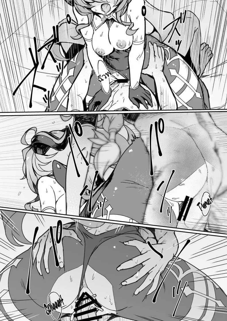 [Jikansa Kougeki (Tooya Daisuke)] Amai Tsuyu Sweet dew (Genshin Impact) Number 19 